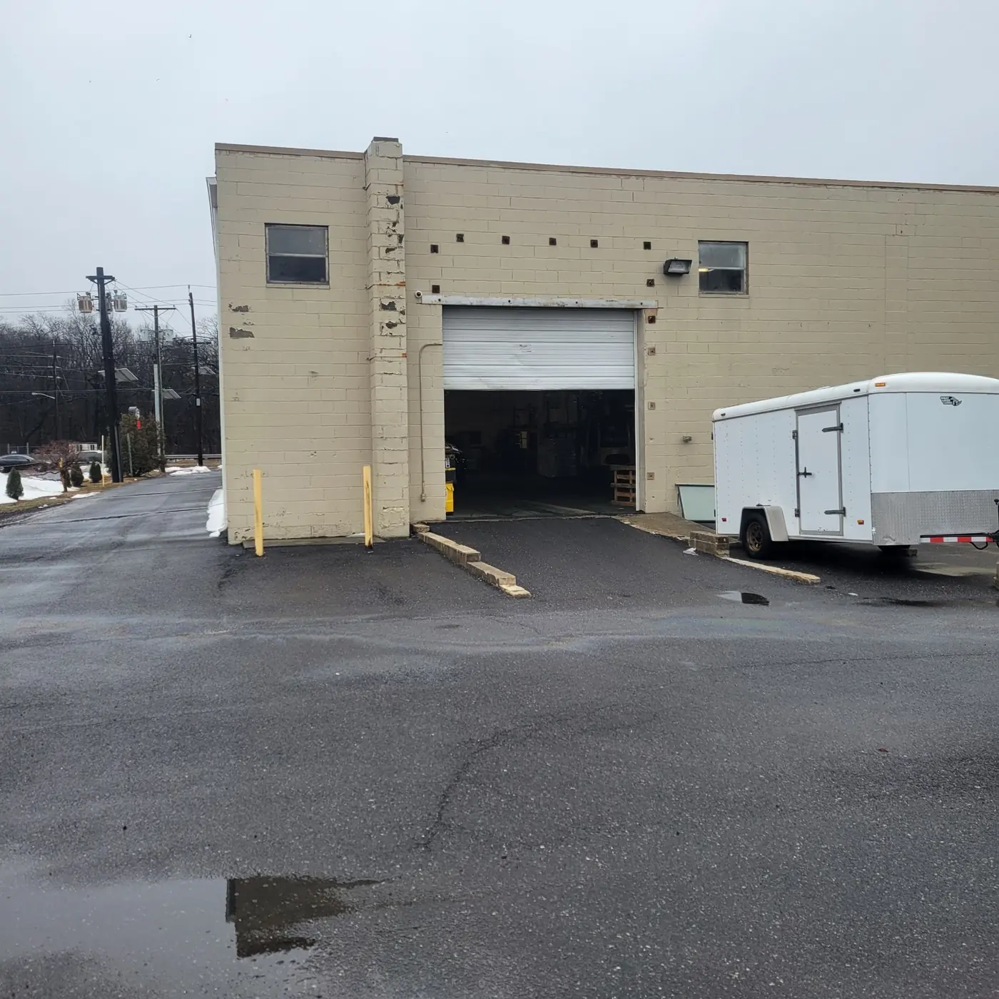 Roll-up loading door at the West Deptford distribution center