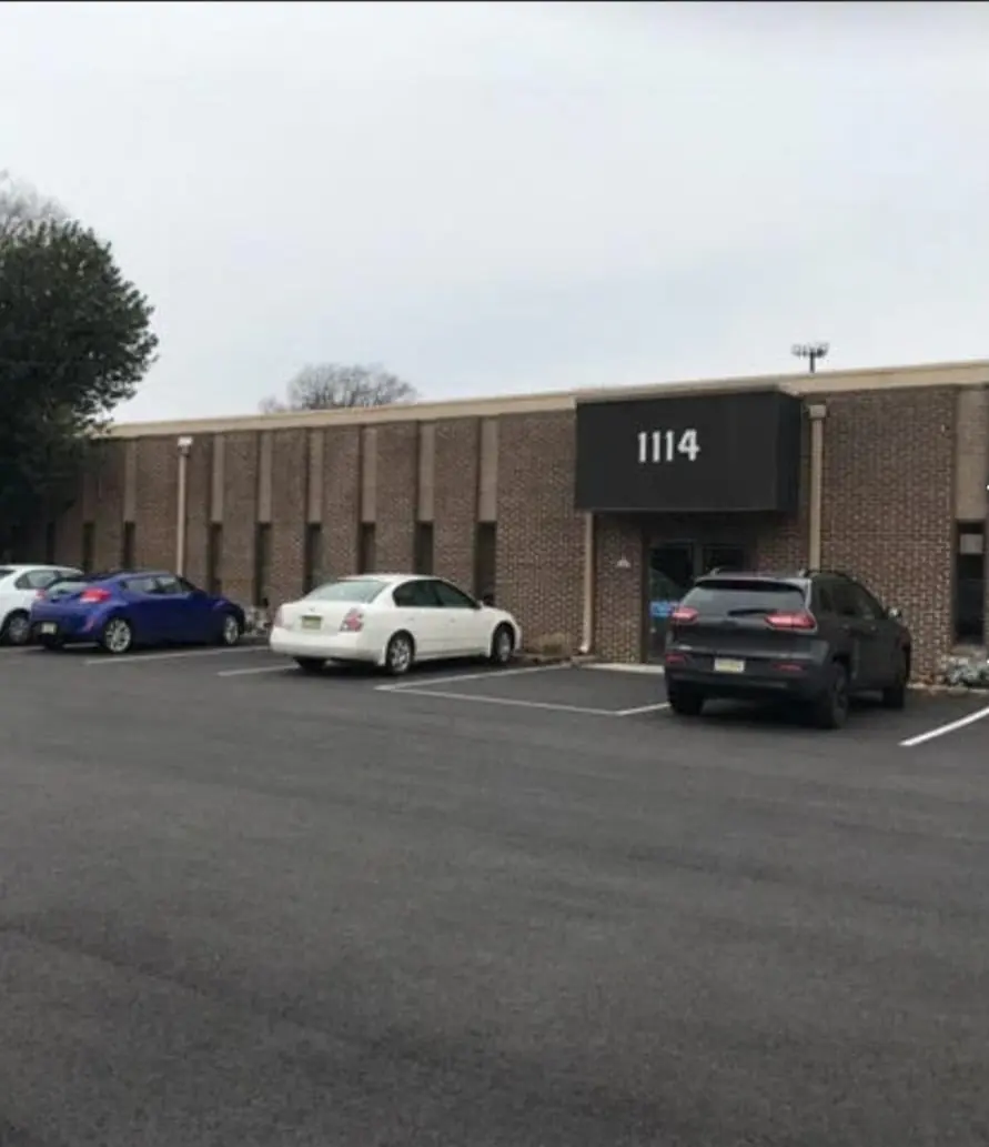 Front of the Nexus Global Ventures distribution center at 1114 Crown Point Rd, West Deptford, New Jersey